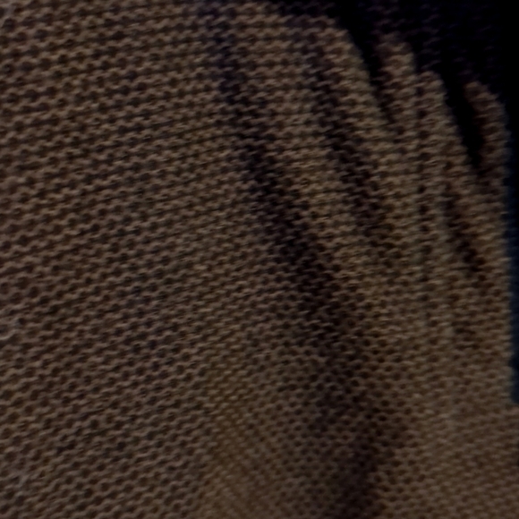 Orvis Men's Quarter 1/4 Zip Fleece Lined Pullover Brown LT - Picture 2 of 5